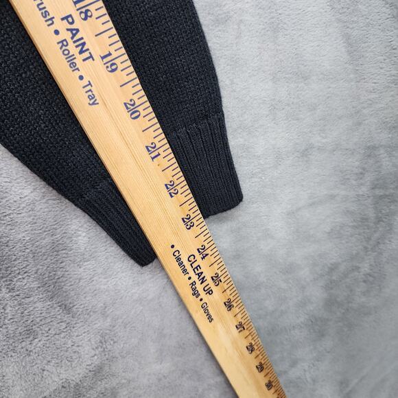 NWT Great Northwest Clothing Co Men’s Medium Black 1/4 Zip Sweater Cotton Blend - Picture 10 of 10